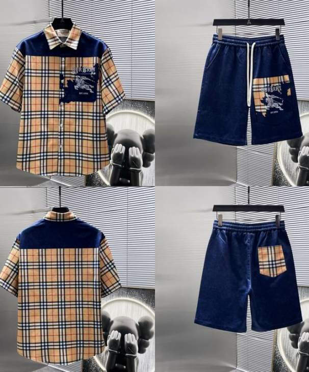 Picture of Burberry Shirt Pant Suits _SKUBurberryM-3XL12yr40420210